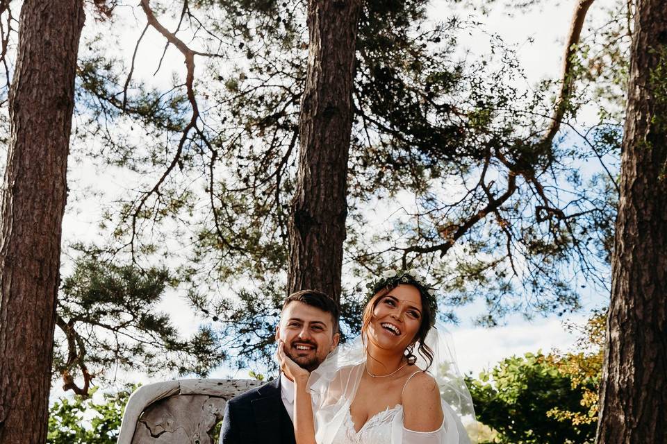 Kingscote Barn wedding