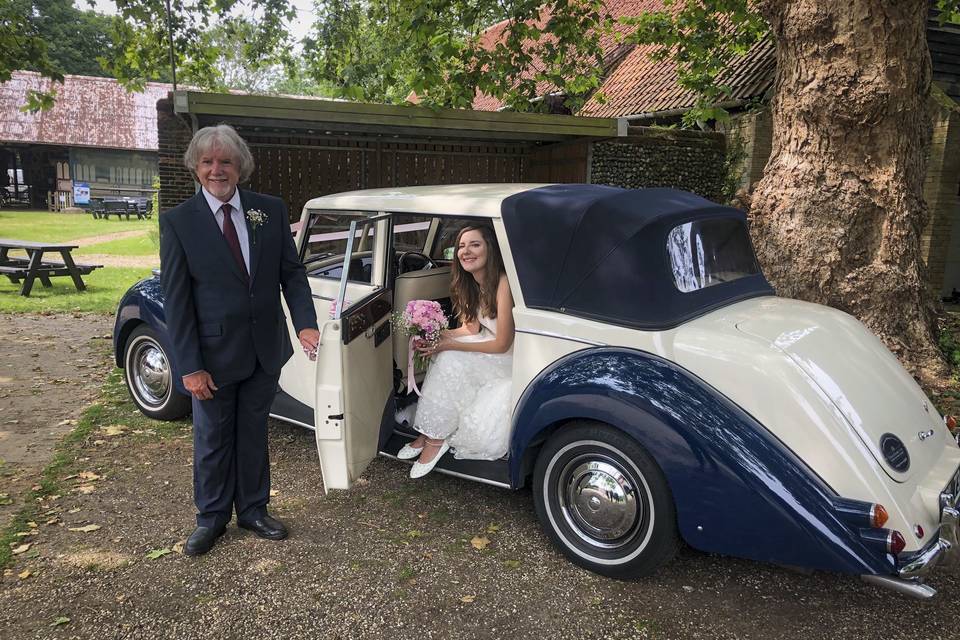 Bride with Dad