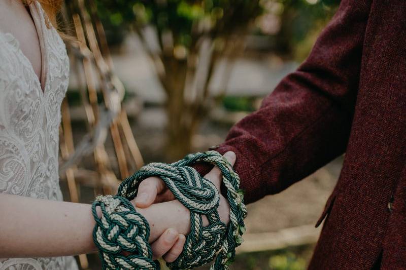 Scottish handfasting