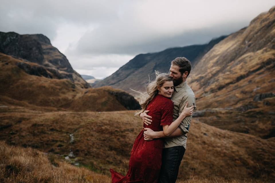 Glencoe adventure elopement