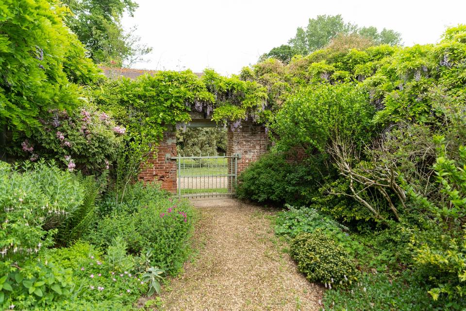 Entrance to garden