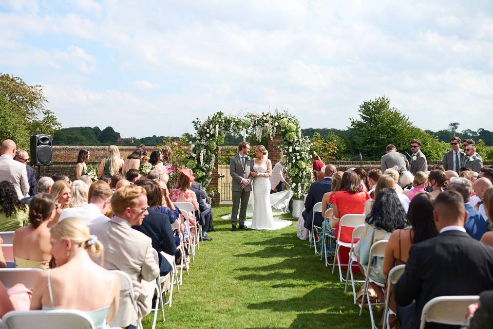 Outdoor ceremony