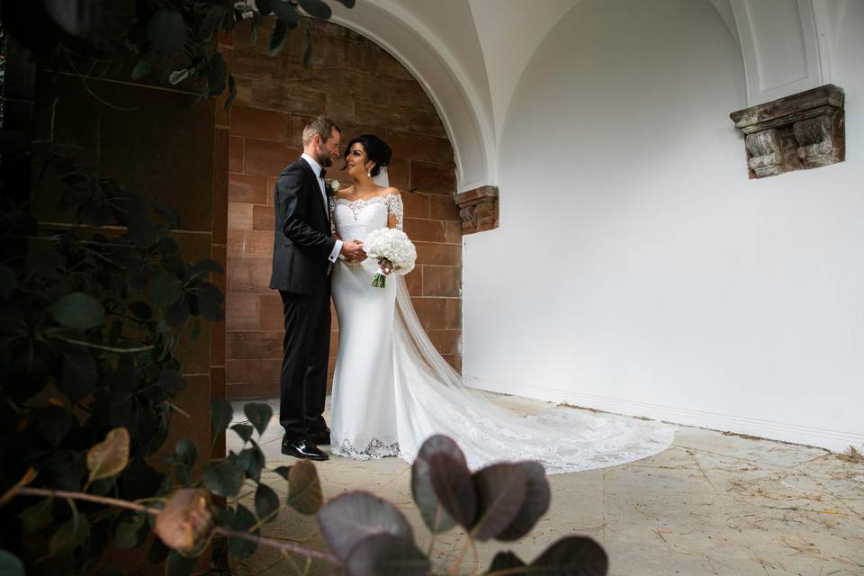 Couple at Cheshire venue