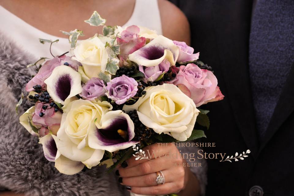 Bride Bouquet & Rings