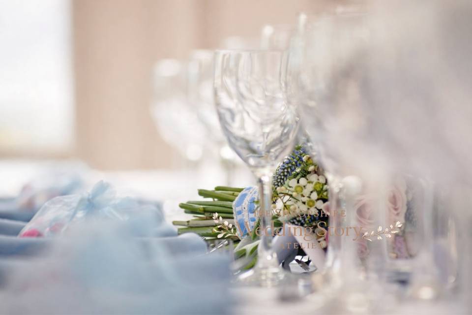 Wedding breakfast layout