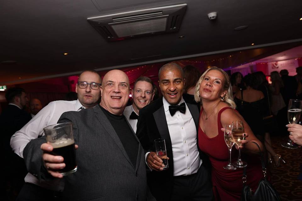 Celebrating with friends!