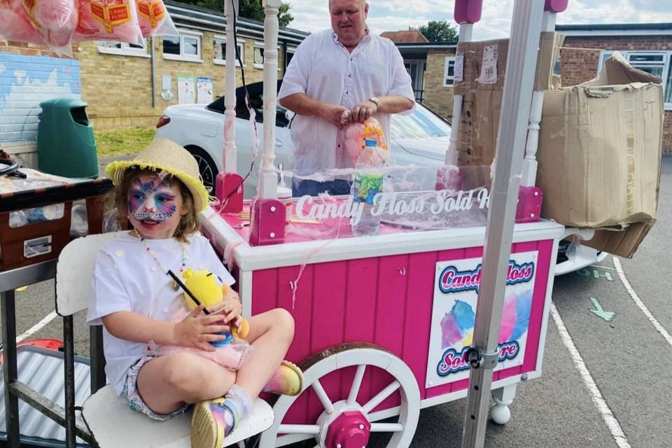 Candyfloss and sweet carts