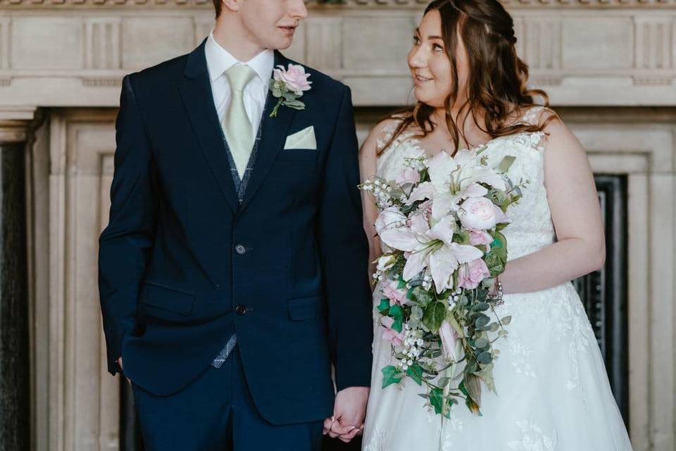 Post Ceremony Couple