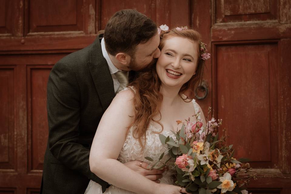 Countryside Wedding Couple