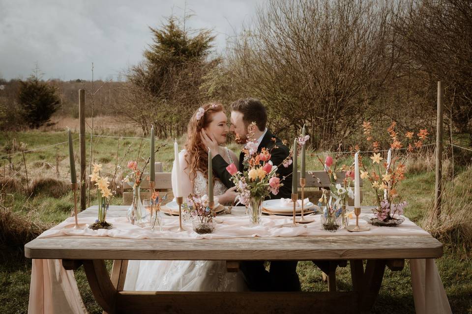 Loveheart Wild Tablescape