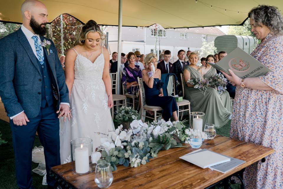 Bespoke personal ceremony