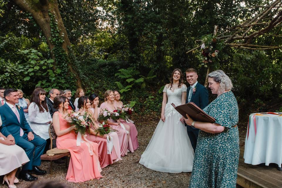 Beech Hill Forest Wedding Cere