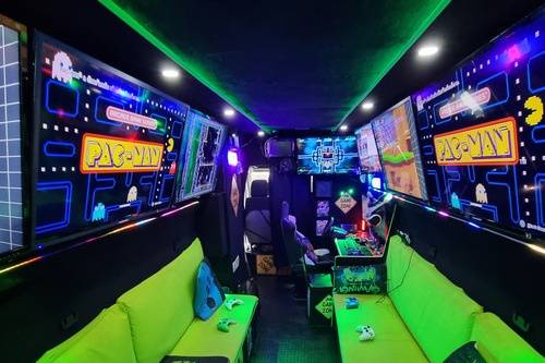Pac man on the screens