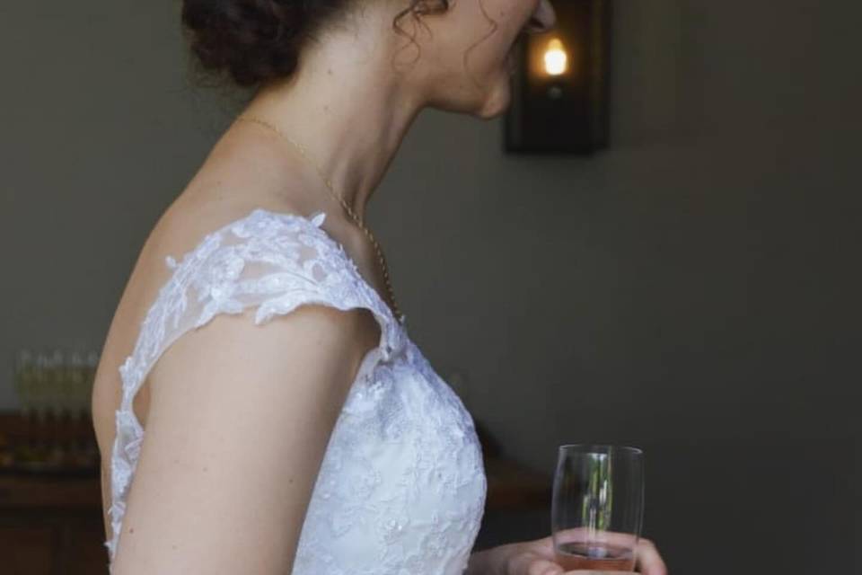 Bridal Boho Bun