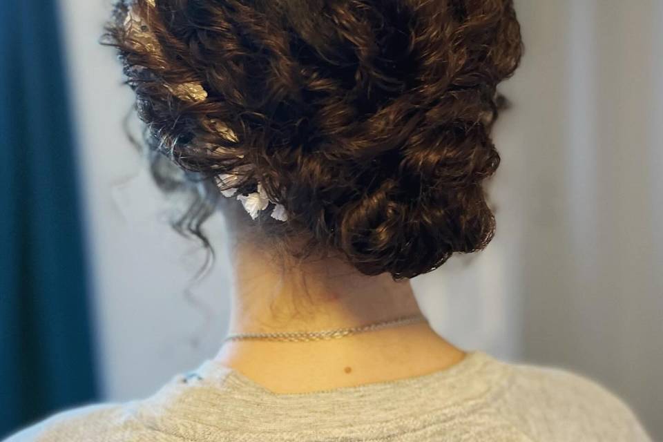 Bridal Boho Bun