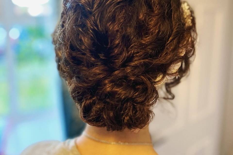 Bridal Boho Bun