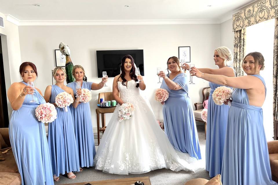 Bride and Bridal Party