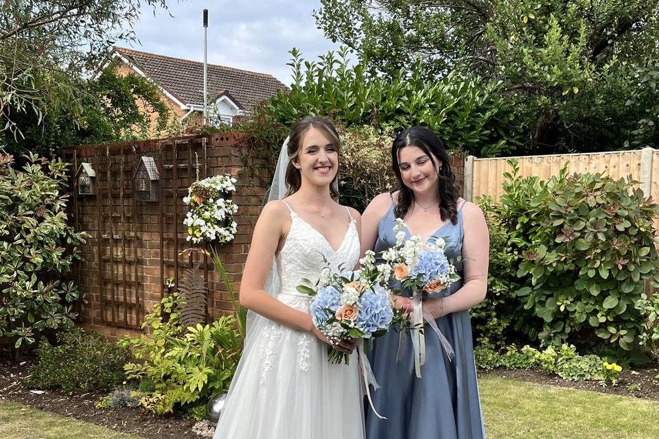 Bride and Maid of Honour