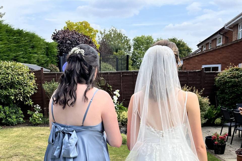 Bride and Maid of Honour