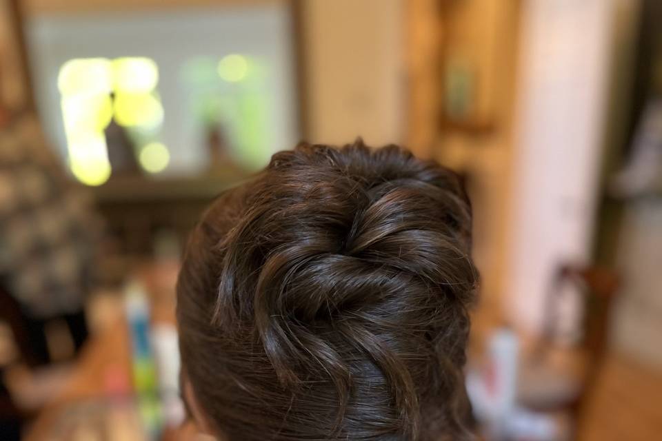 Bridal French Twist Bun