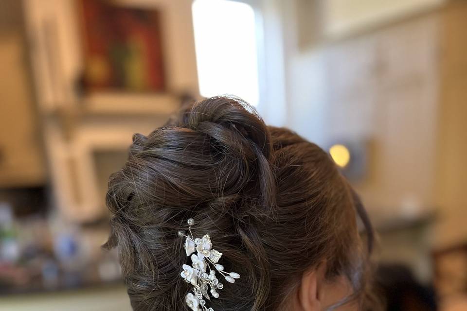 Bridal French Twist Bun