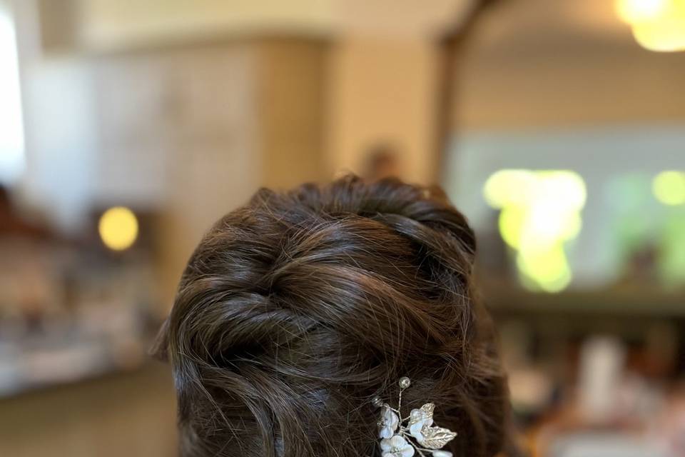 Bridal French Twist Bun