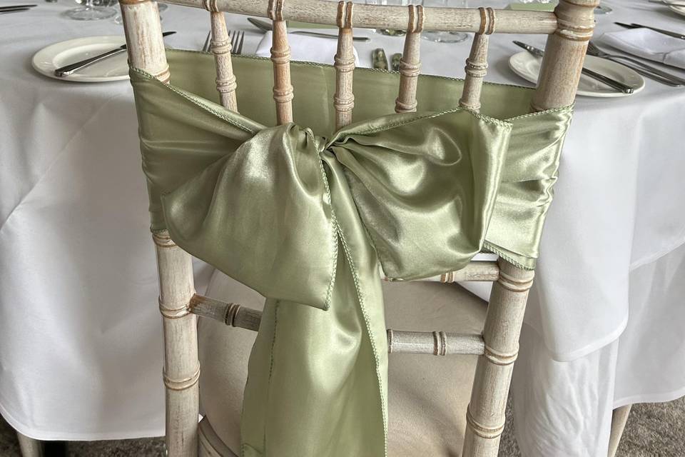 Chair sashes