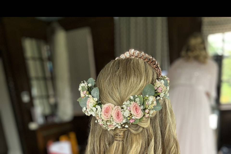 Bridal Half up, half down