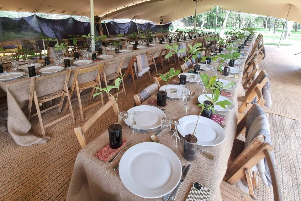 Stretch large rustic weddings