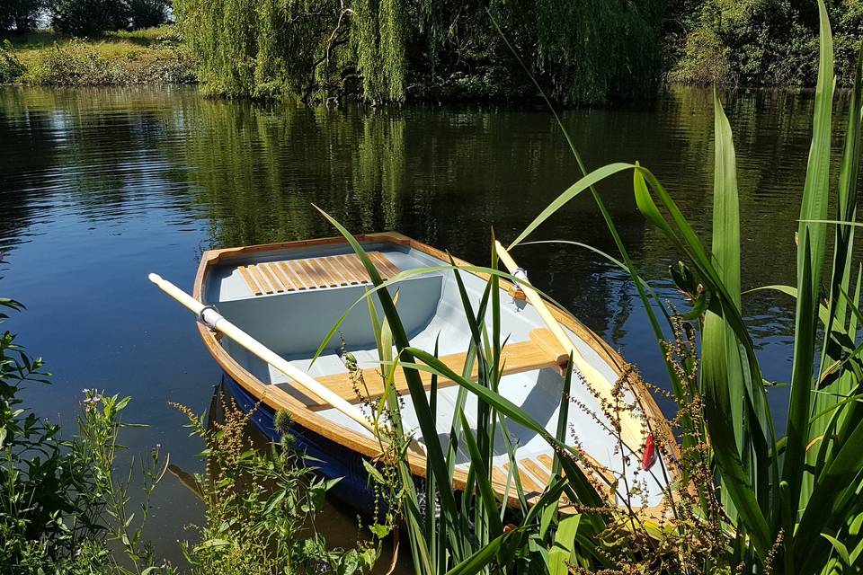 Original clinker rowing boat