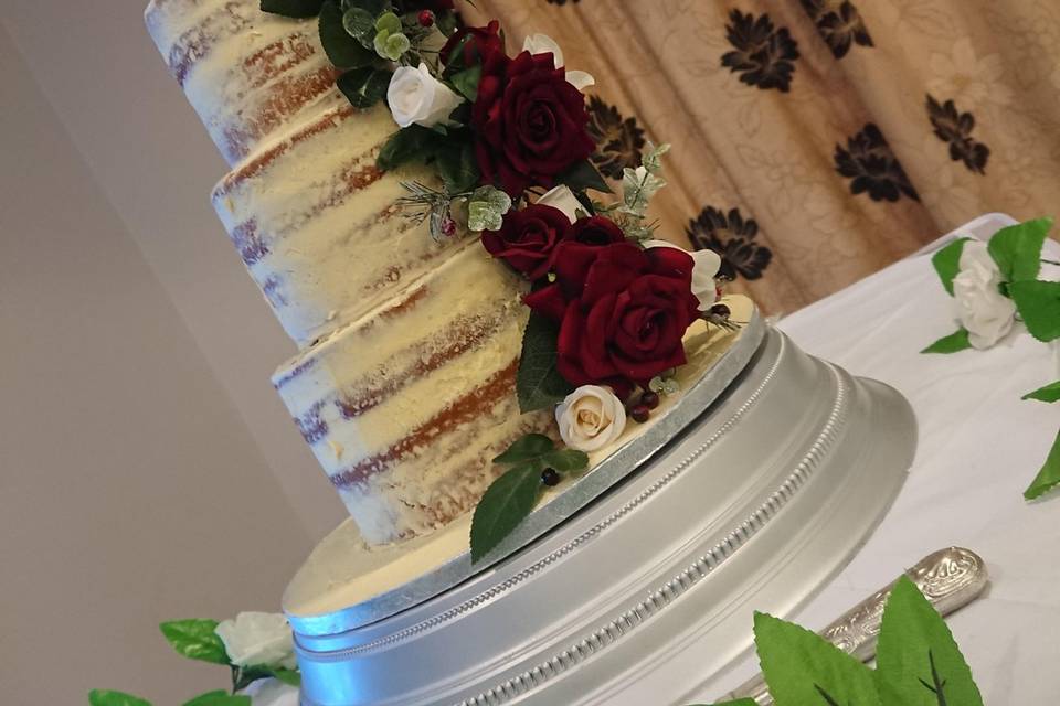 Buttercream wedding cake