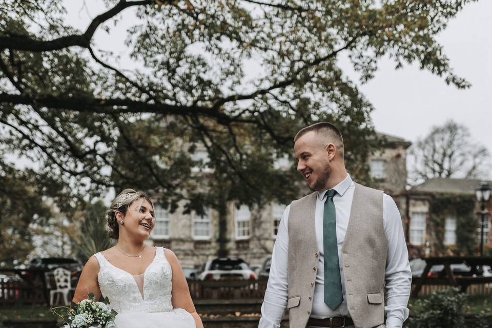 Jack and Nicole walking