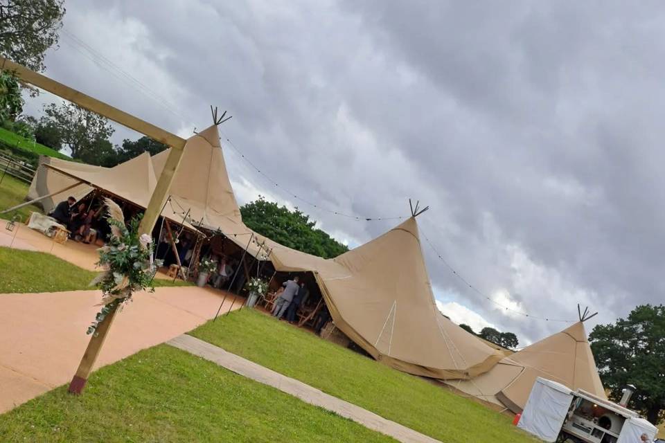 Gorse Farm tipi style