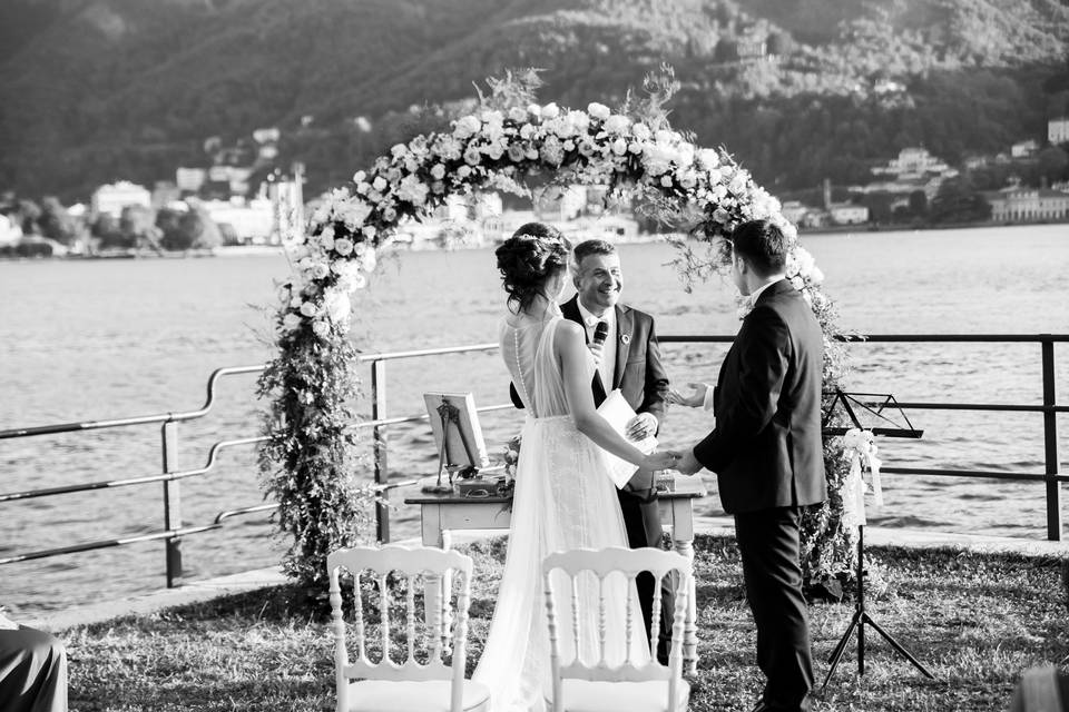 Ceremony on Lake Como