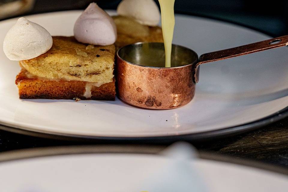 Warm Apple and Banana Cake