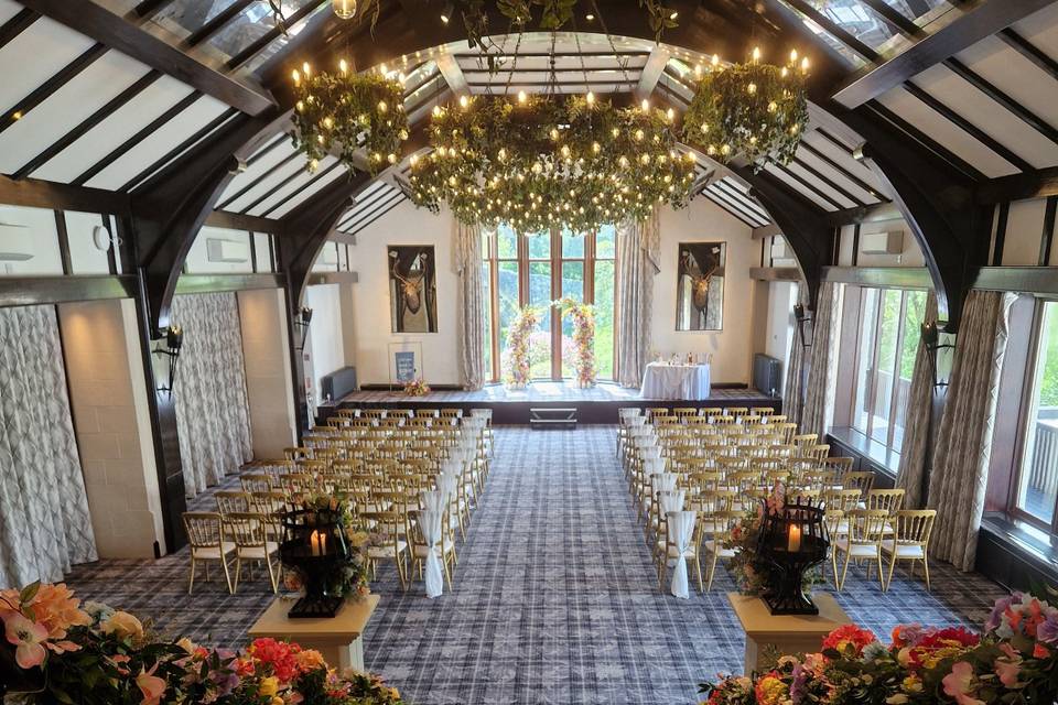 Stunning ceremony room