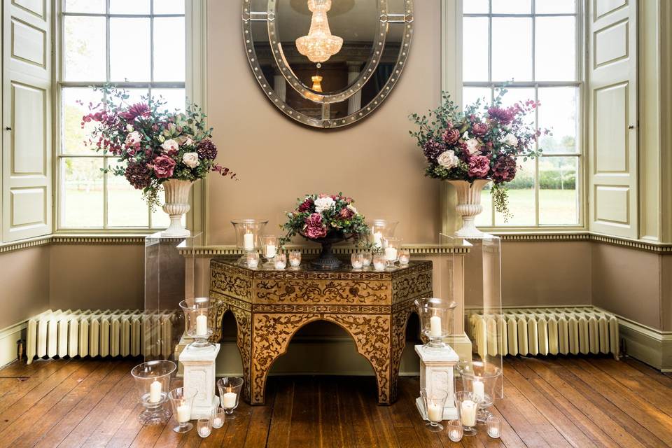 Venue design at howsham hall