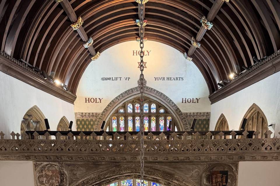 Beautifully restored interior