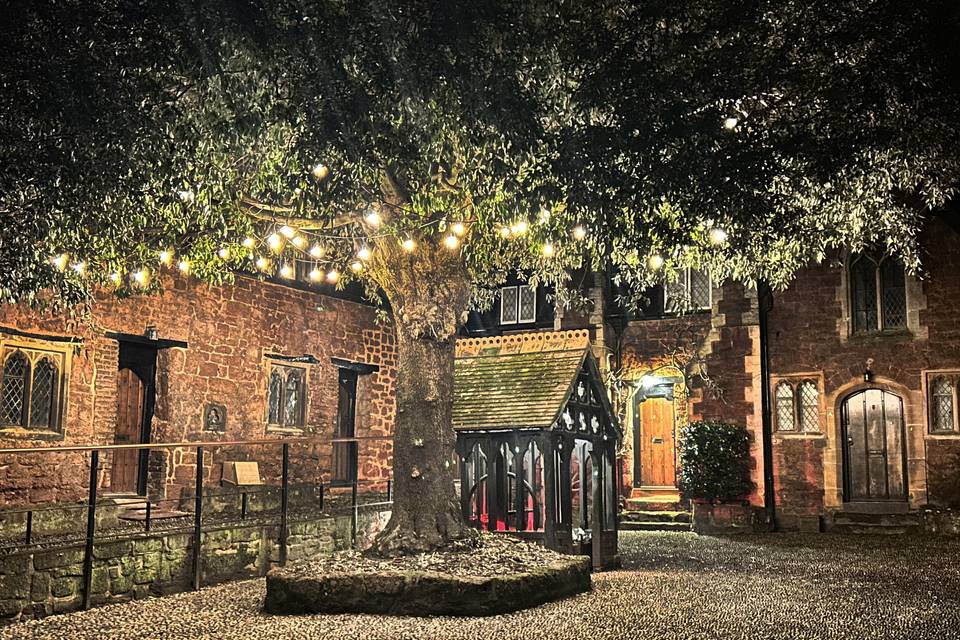 Picturesque secluded courtyard