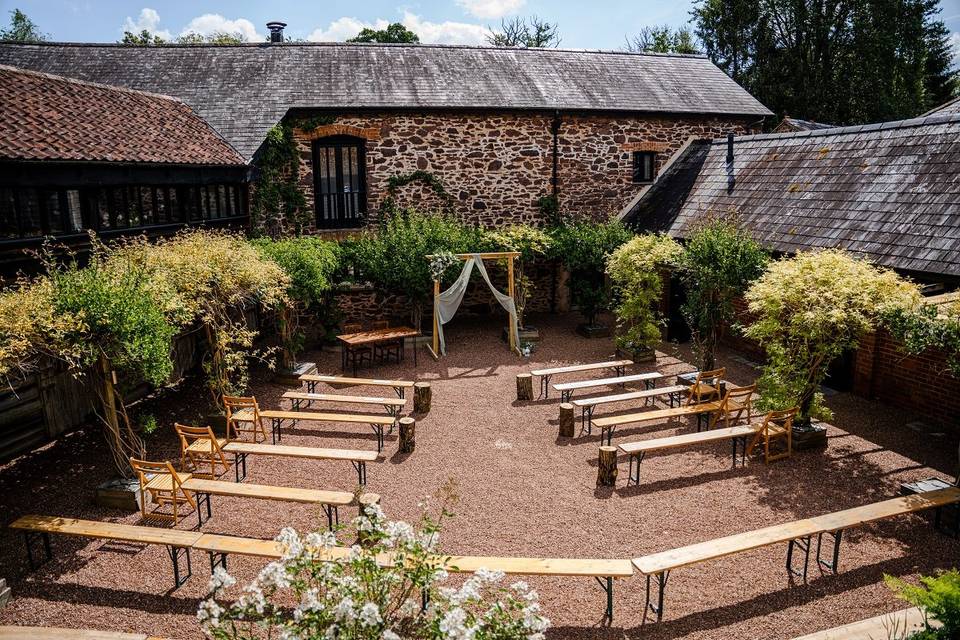 Courtyard ceremony