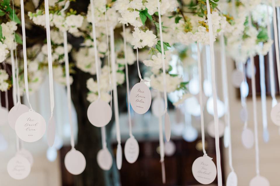 Luxury Escort Card Tree