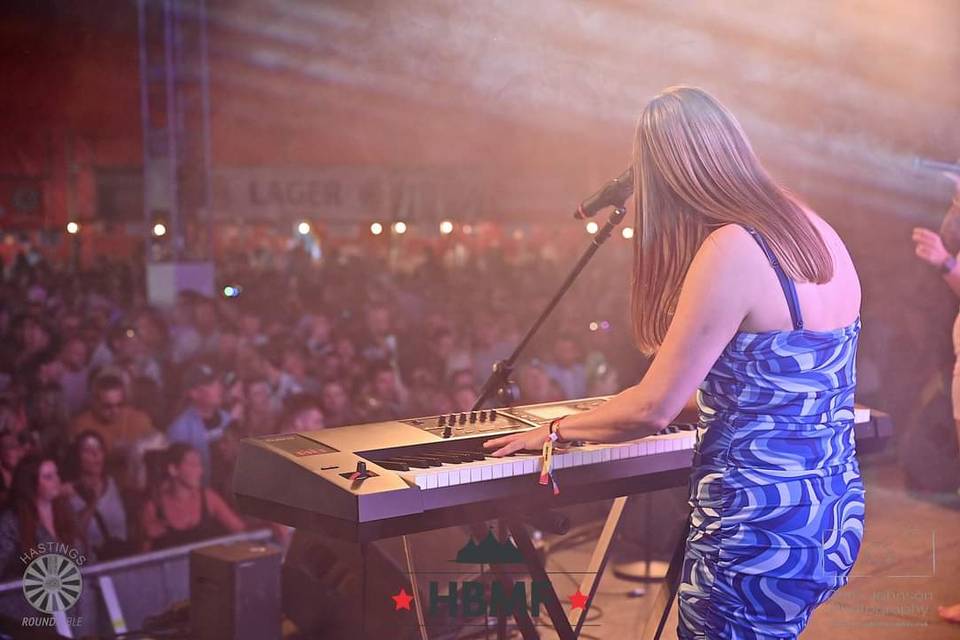 Diana on keys - HBMF Festival