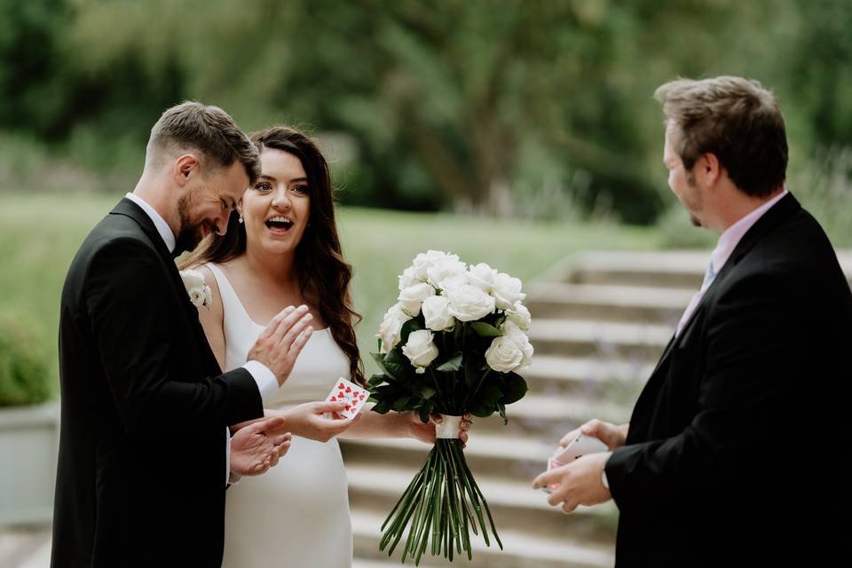 Bride and groom