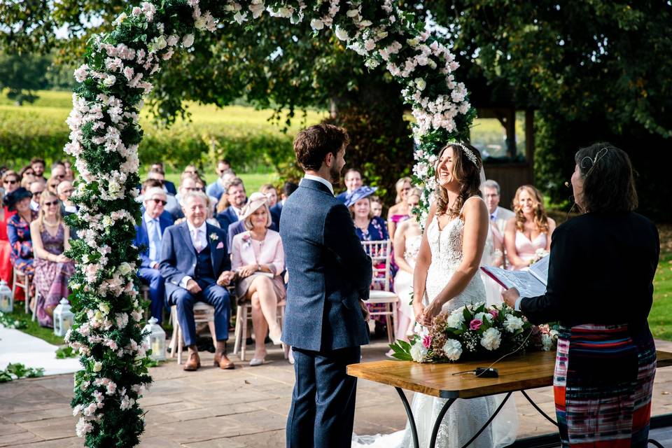 Vineyard Hotel Ceremony