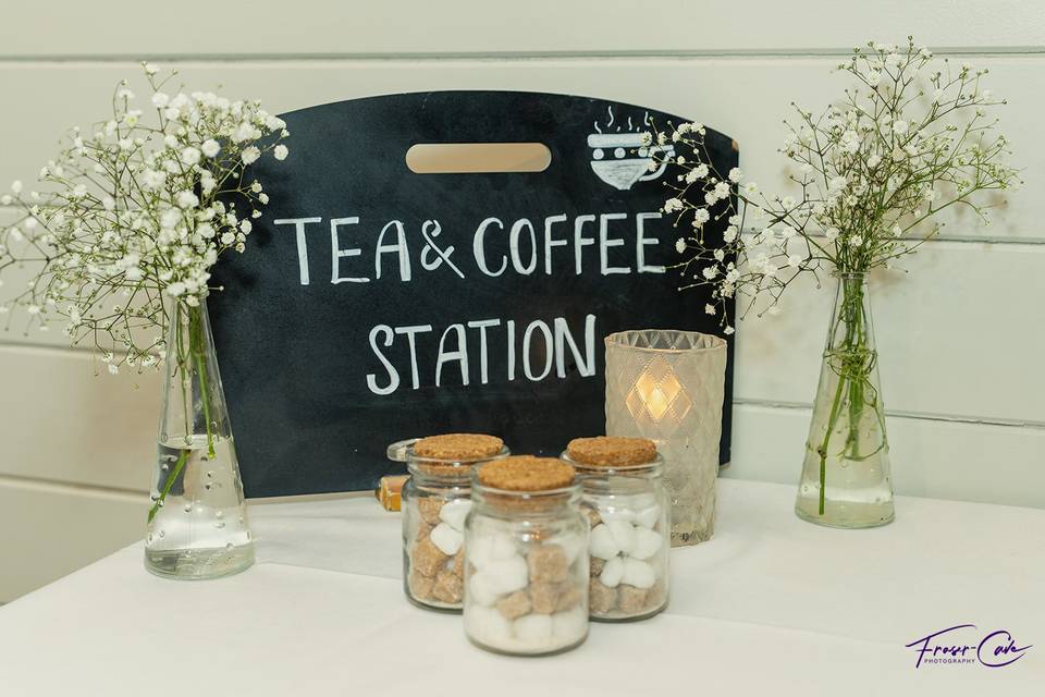 Tea & Coffee station