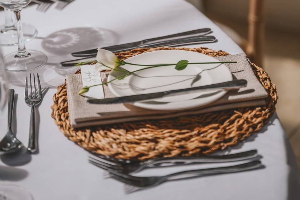 Layered place setting