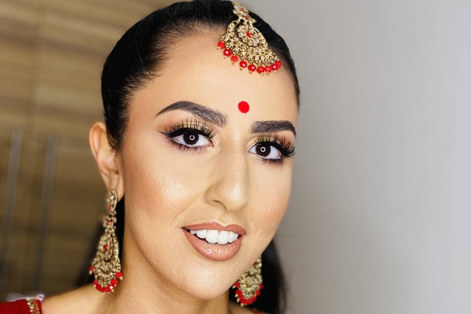 Asian Bridal hair and make up