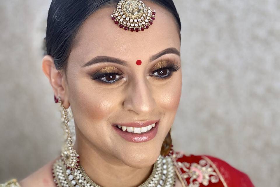 Asian Bridal hair and make up