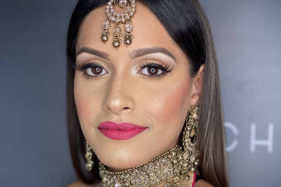 Asian Bridal hair and make up