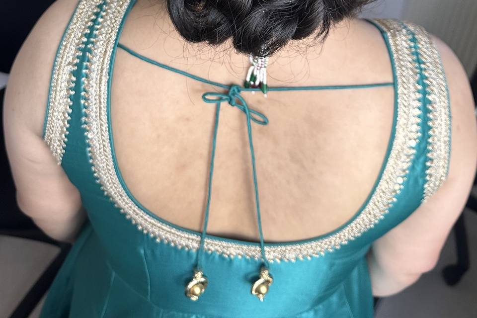 Bridal hair